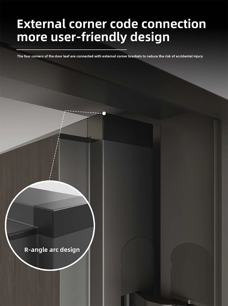 Minimalism Aluminum frame interior Door